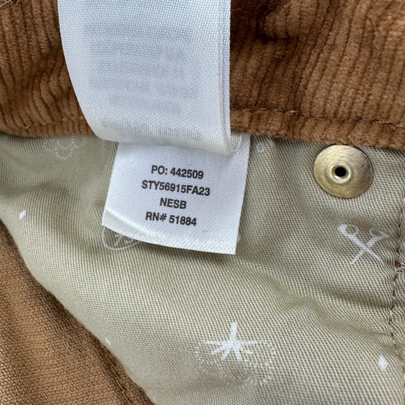 Patagonia Womens Size 33 Corduroy Pants Brown Straight Fit - Picture 7 of 12